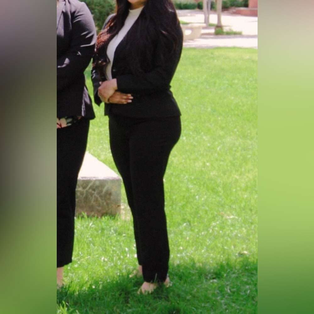 Ann Taylor Black Suit Set – Blazer & Trousers Set